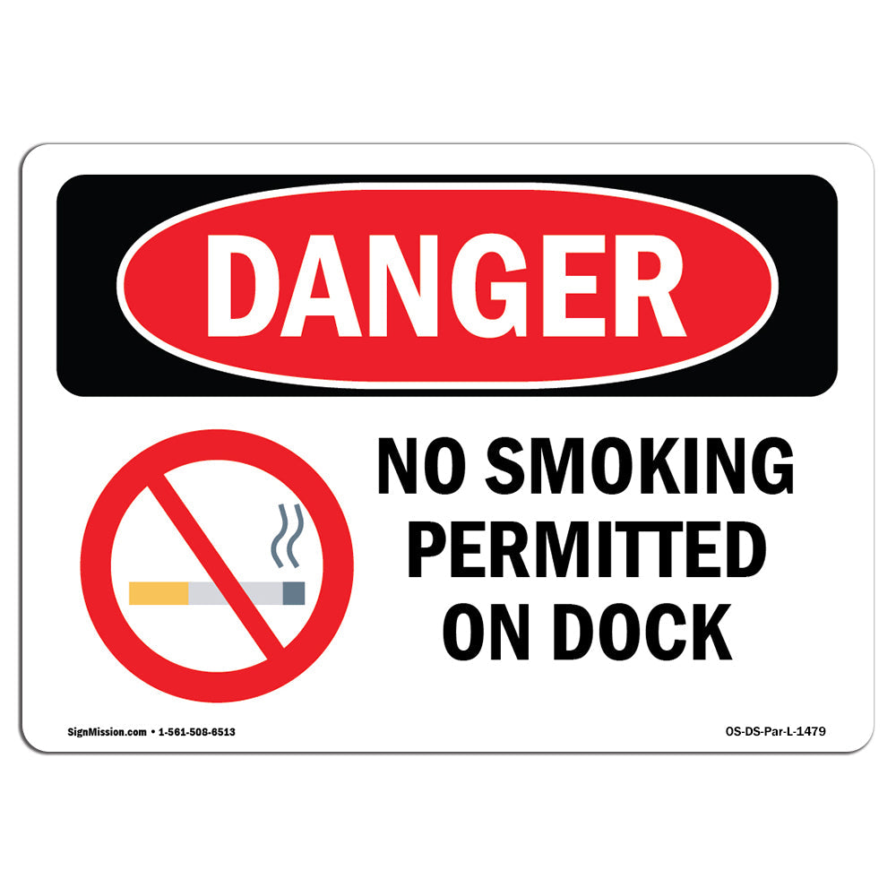 No Smoking Permitted On Dock