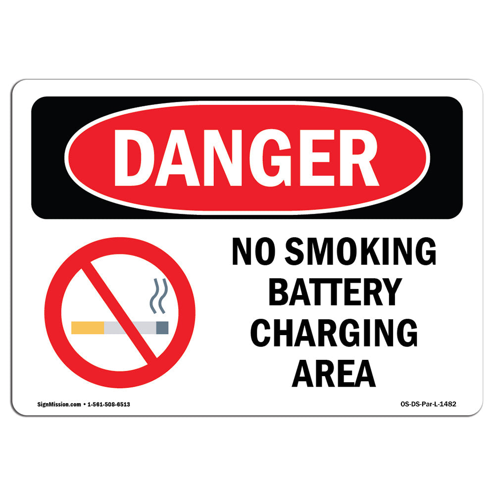 No Smoking Battery Charging Area