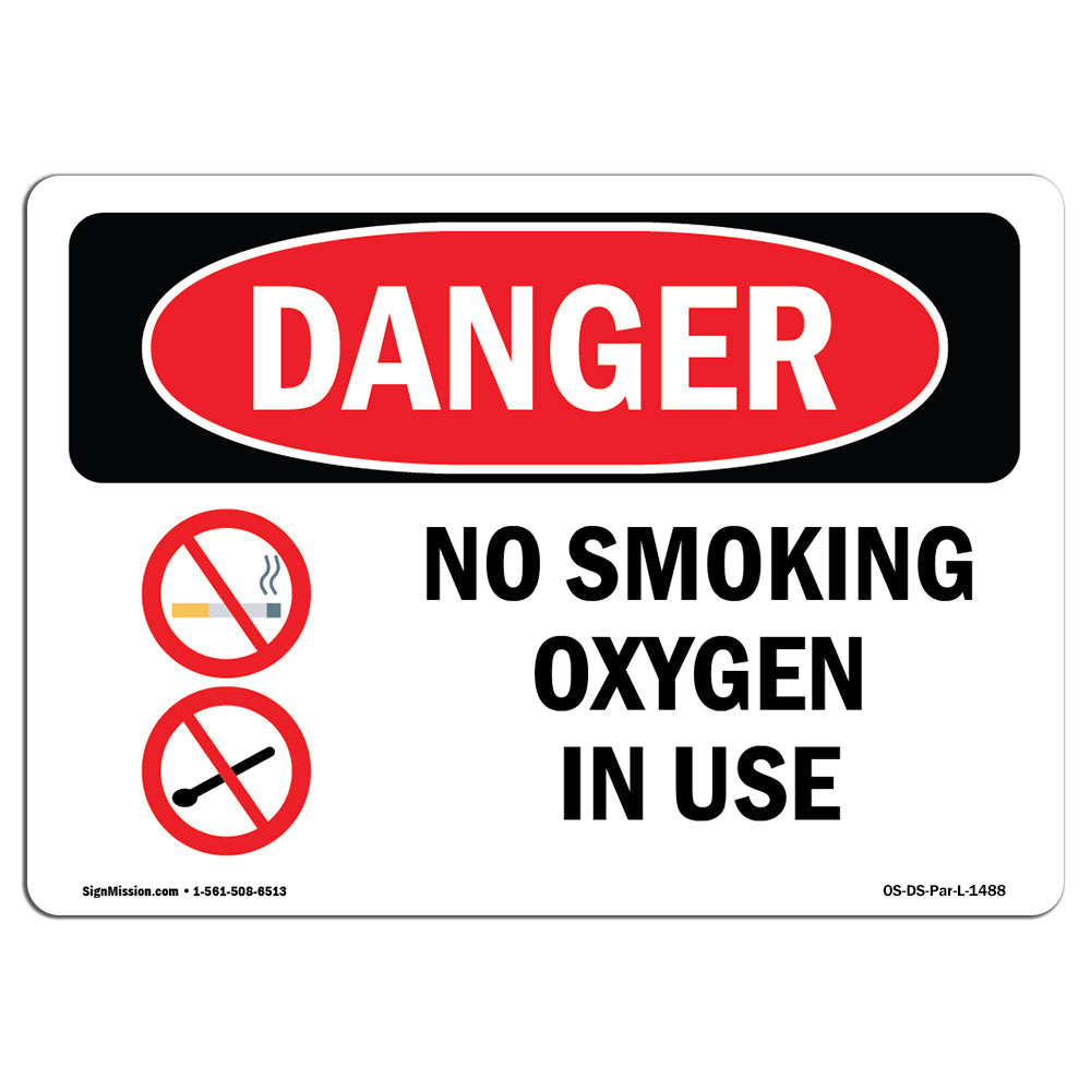 No Smoking Oxygen In Use