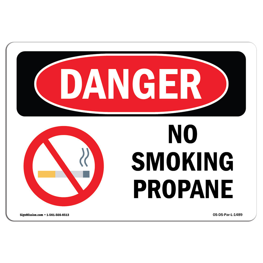 No Smoking Propane