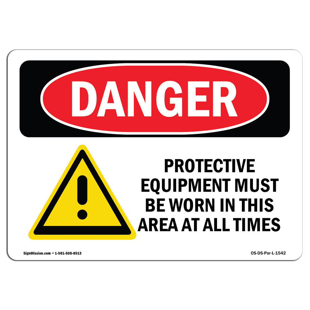 Protective Clothing Required In This Area