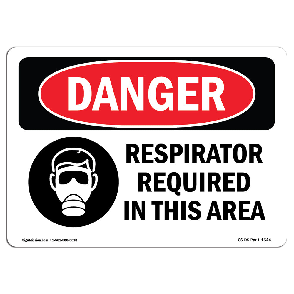Respirator Required In This Area