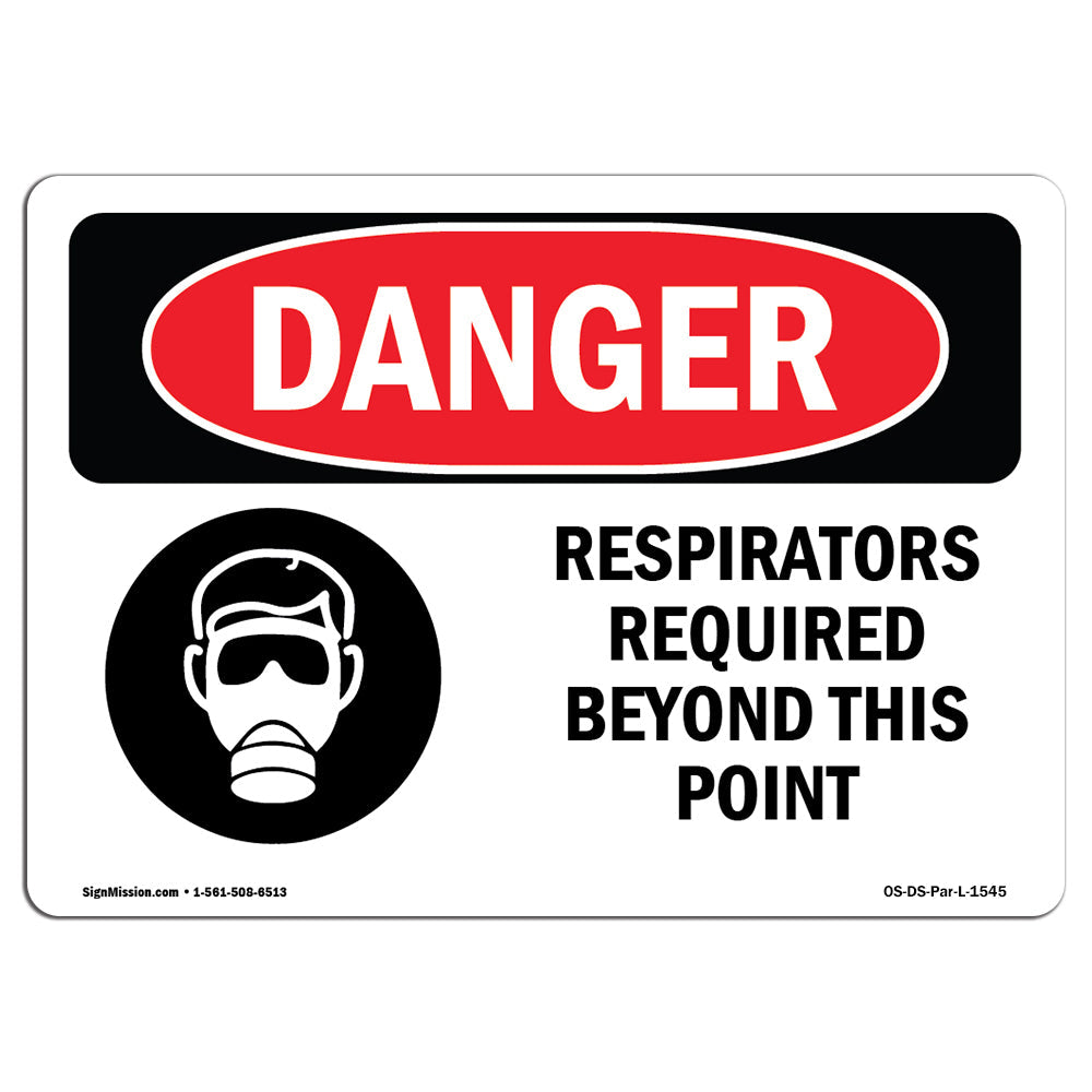 Respirators Required Beyond This Point