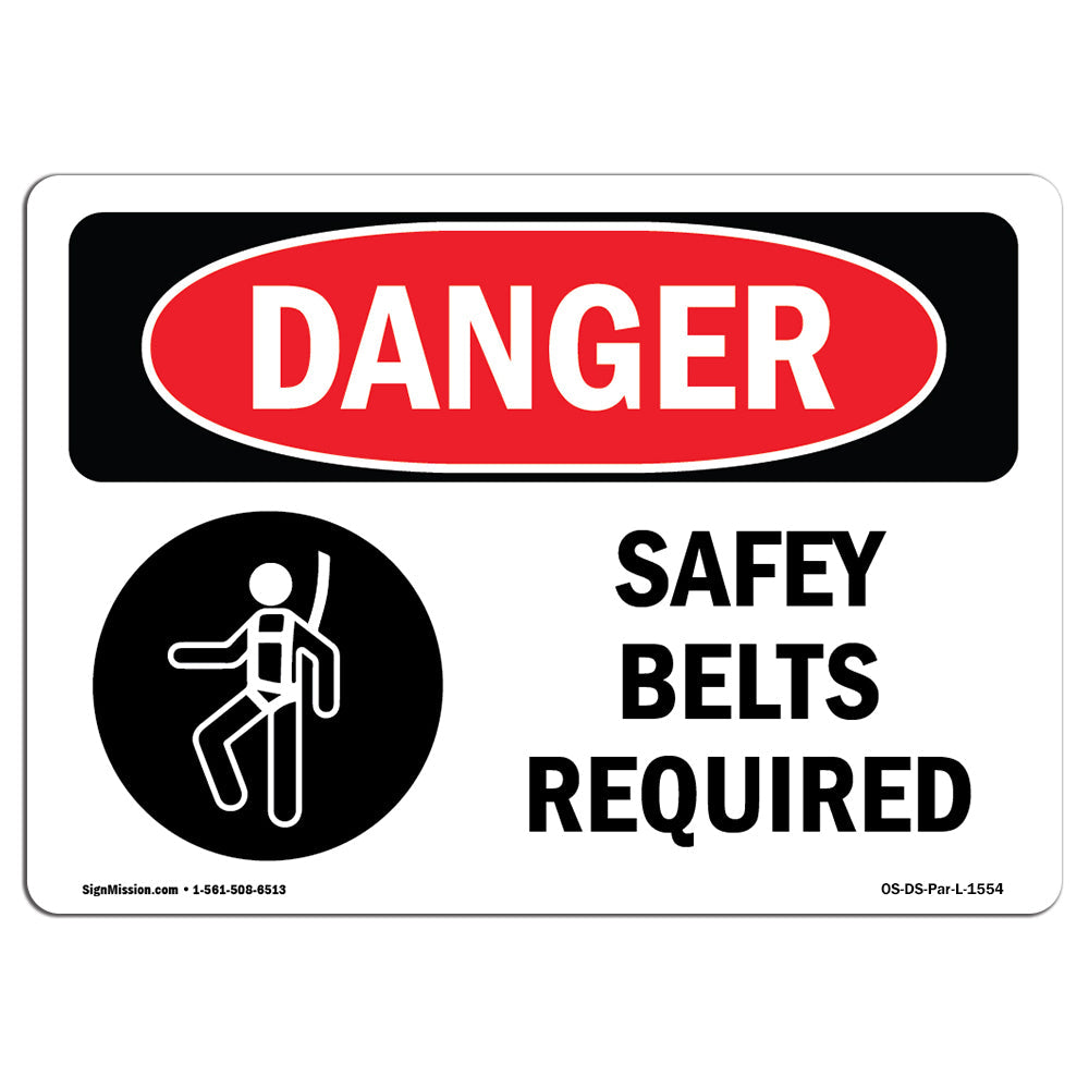 Safety Belts Required