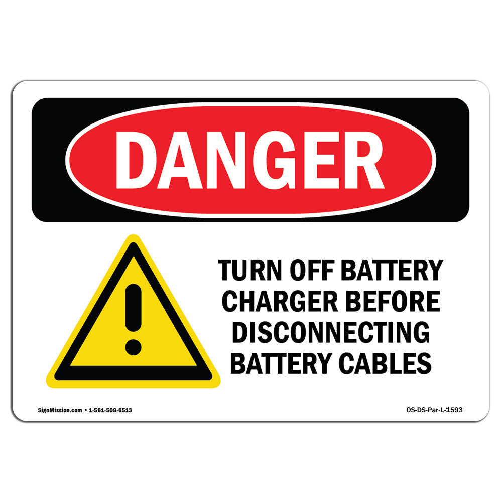 Turn Off Charger Before Disconnecting Cables