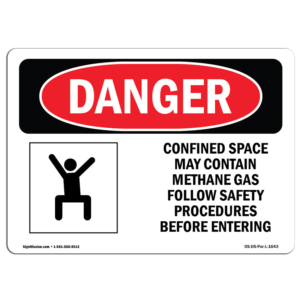 Confined Space May Contain Methane Gas