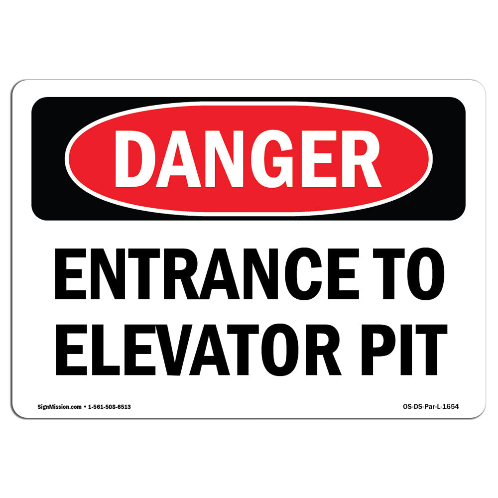 Entrance To Elevator Pit