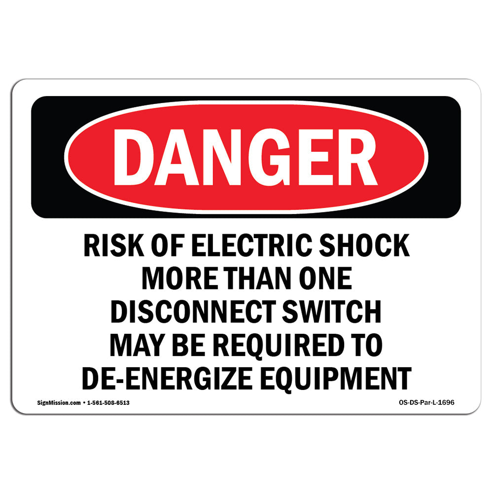 Risk Of Electric Shock More Than One