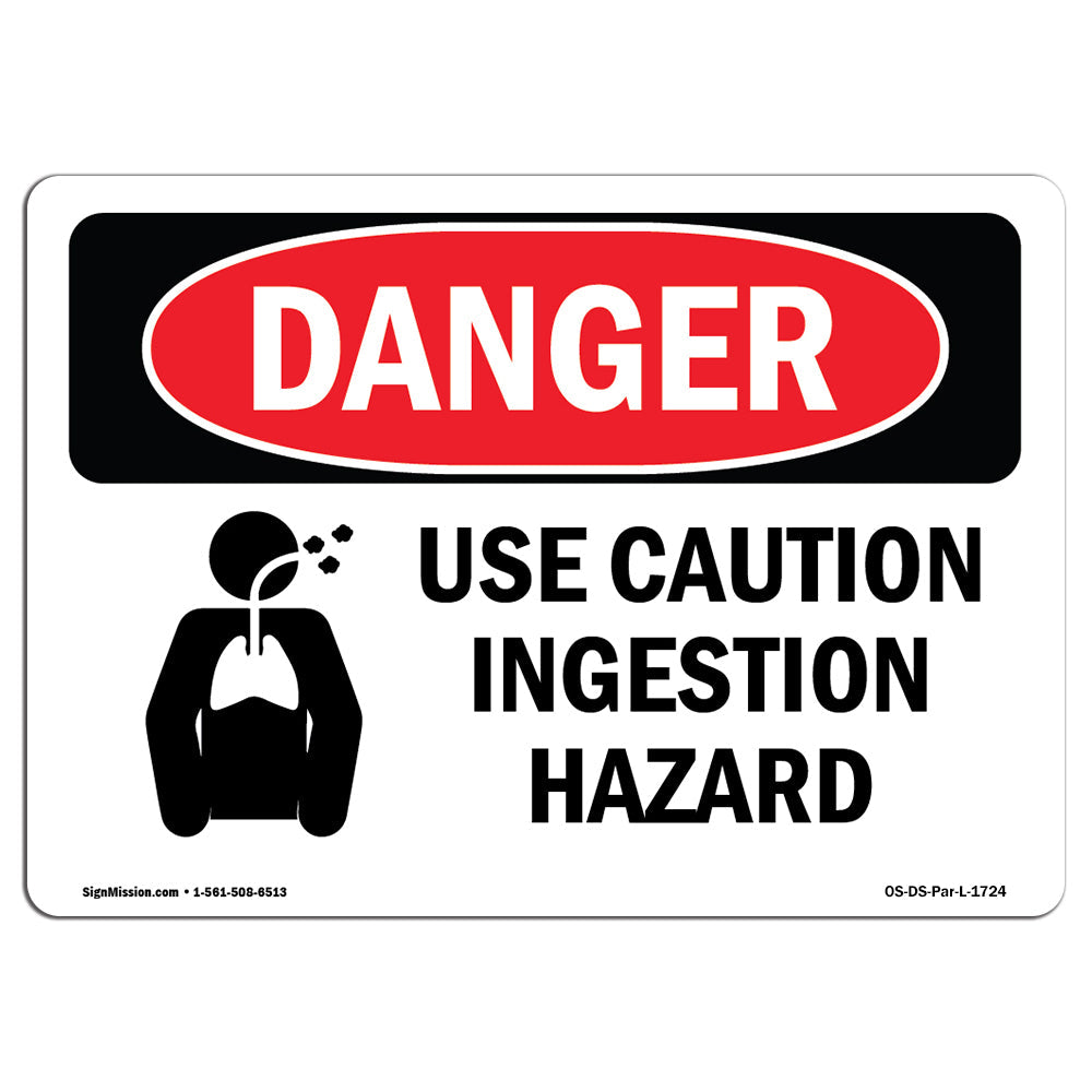 Use Caution Ingestion Hazard