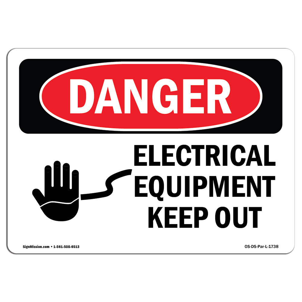Electrical Equipment Keep Out