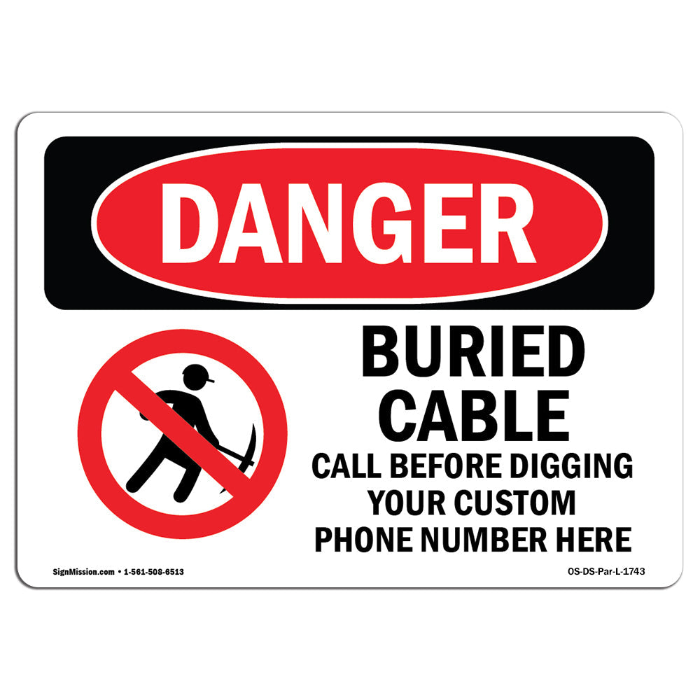 Custom Buried Cable Call Before Digging