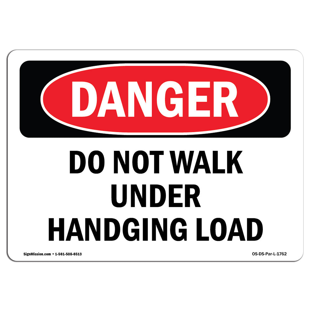 Do Not Walk Under Hanging Load