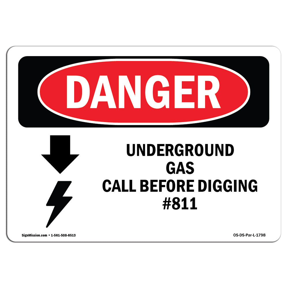 Underground Gas Call Before Digging #811