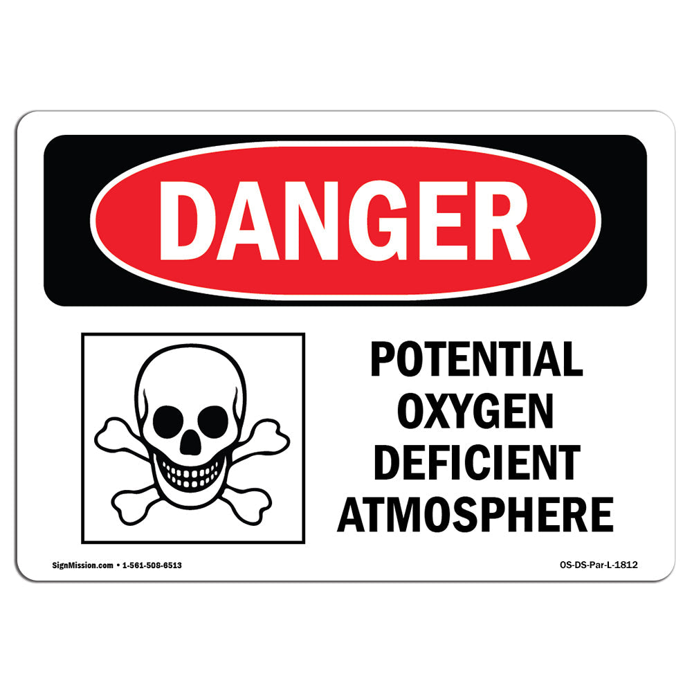 Potential Oxygen Deficient Atmosphere