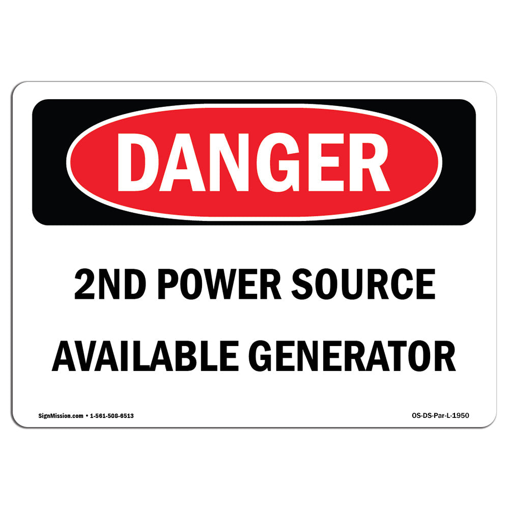 2nd Power Source Available Generator