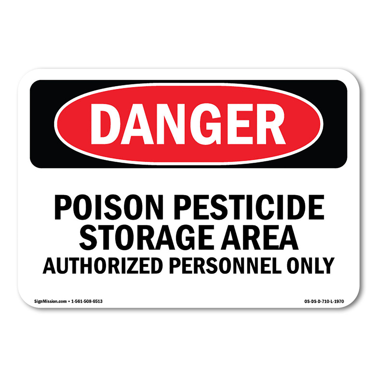 Poison Pesticide Storage Area