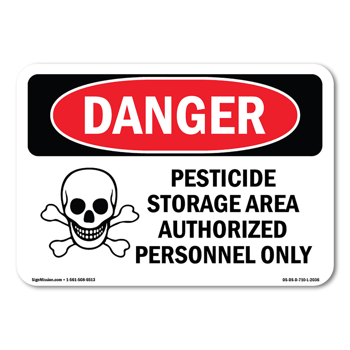 Pesticide Storage Area Authorized Only