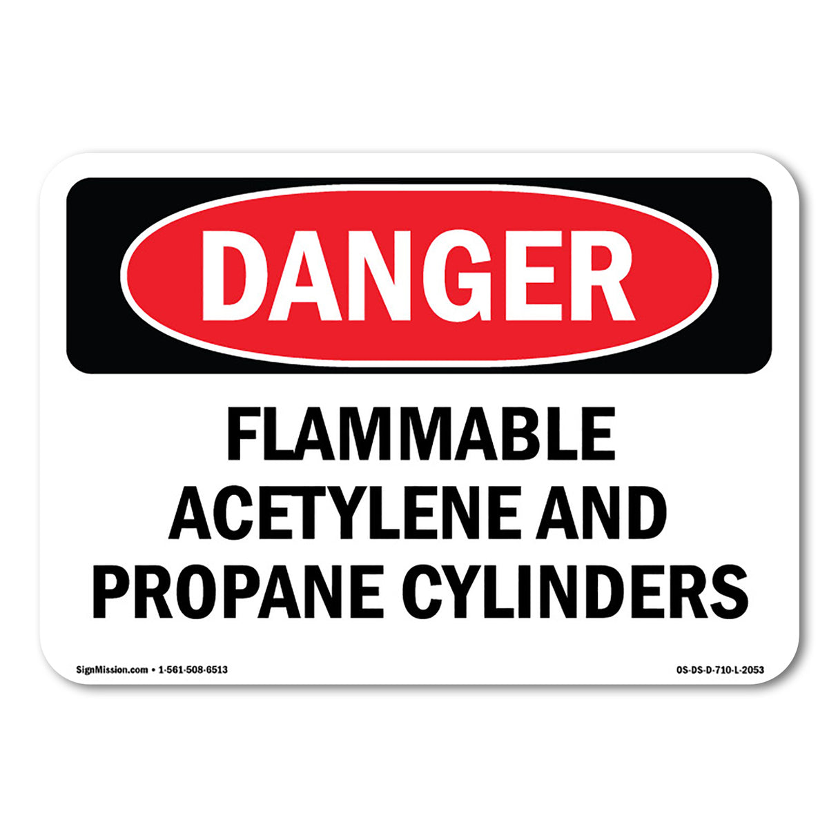 Flammable ACETYLENE And Propane Cylinders
