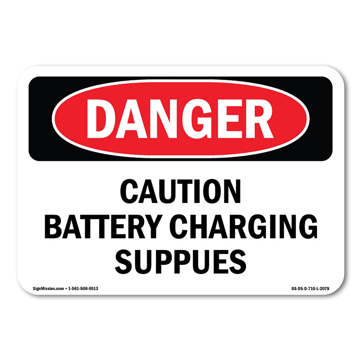 Caution Battery Charging Supplies