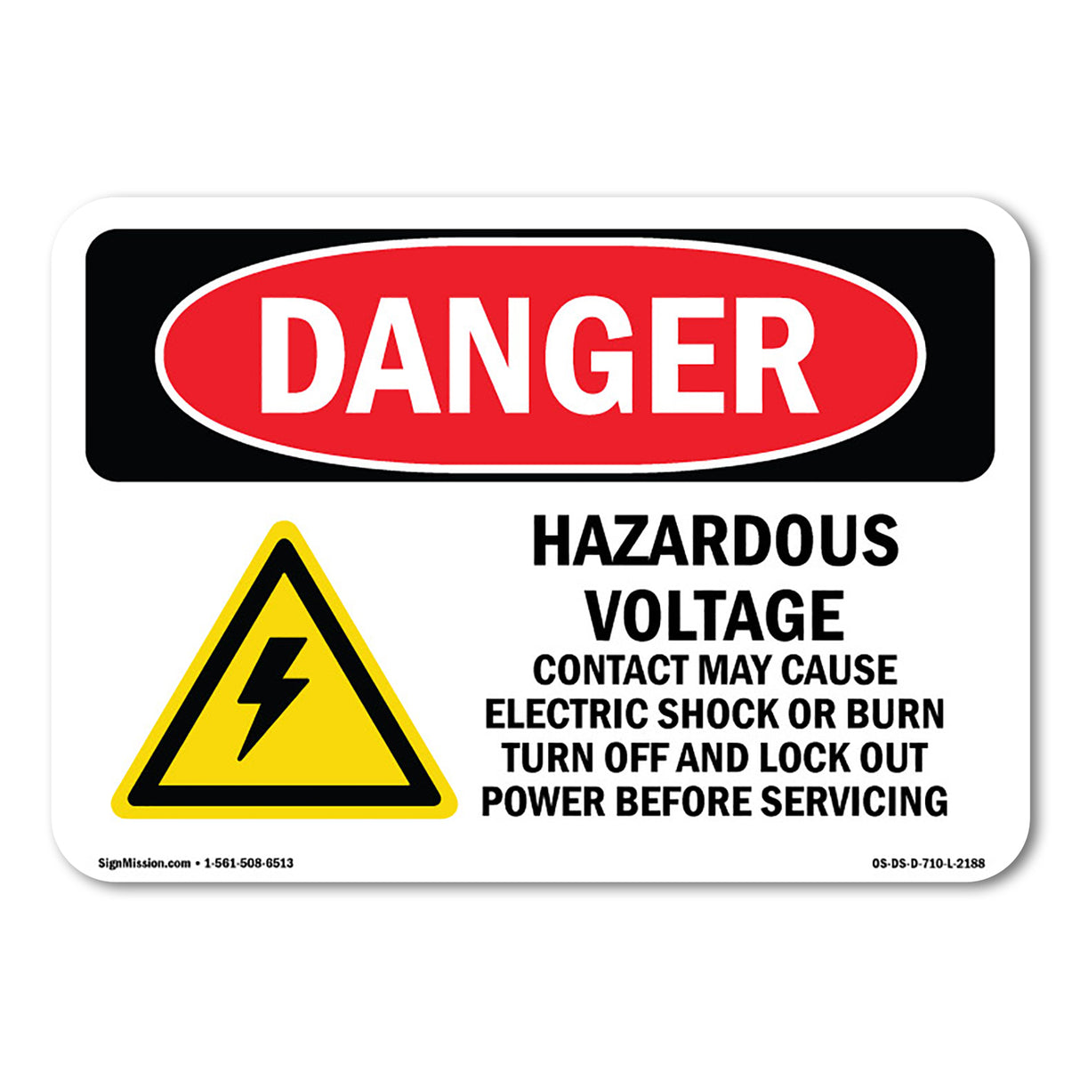 Hazardous Voltage Contact May