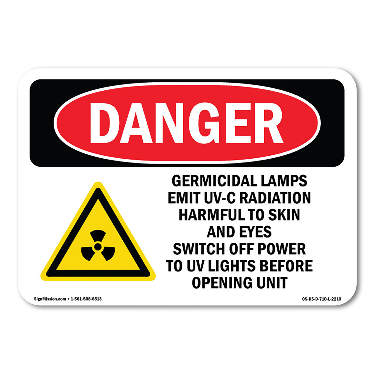 Germicidal Lamps Emit UV-C Radiation