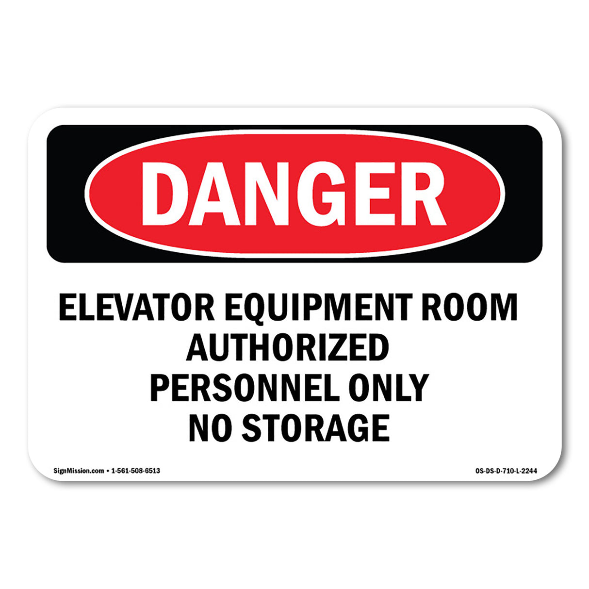 Elevator Equipment Room Authorized Personnel