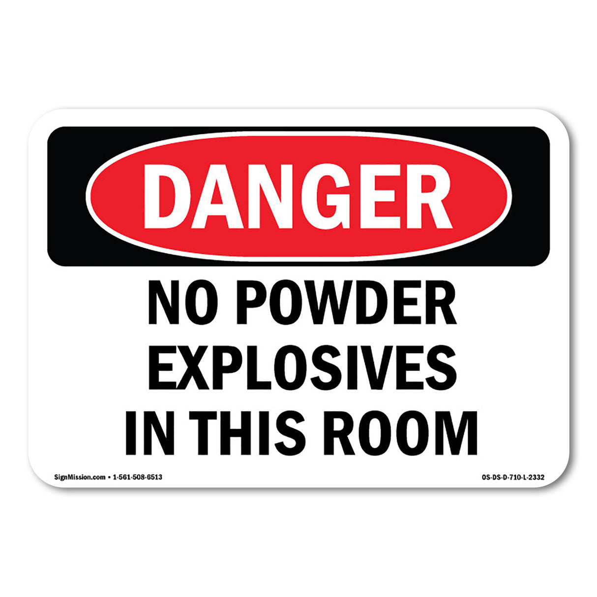 No Powder Explosives In This Room