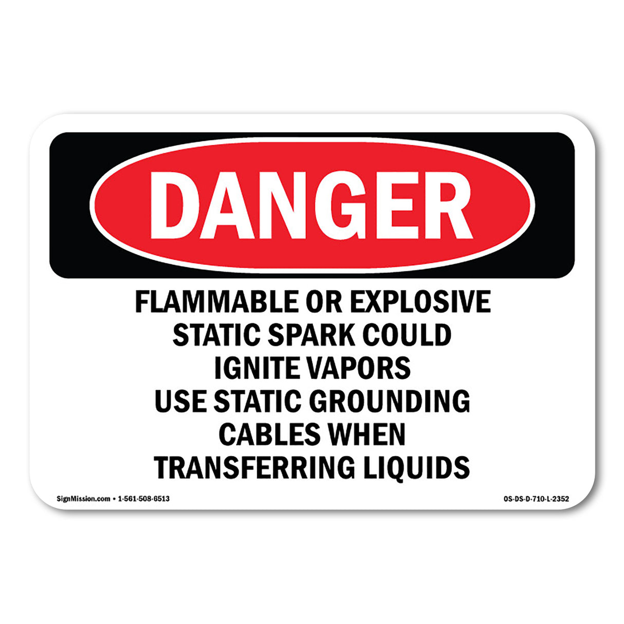 Flammable Or Explosive Static Spark Could