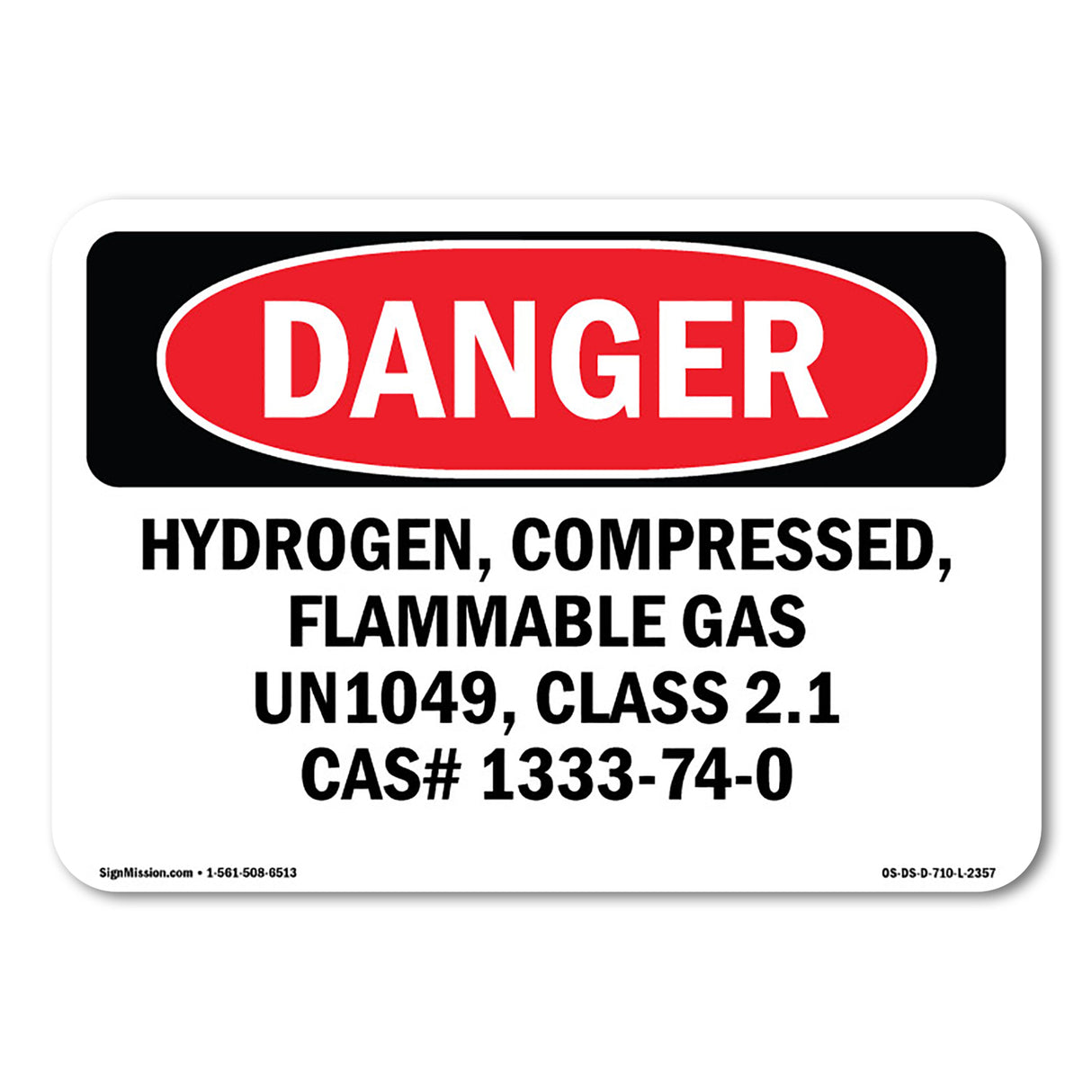 Hydrogen Compressed Flammable Gas Un1049