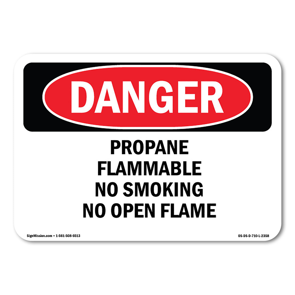 Propane Flammable No Smoking No Open Flame