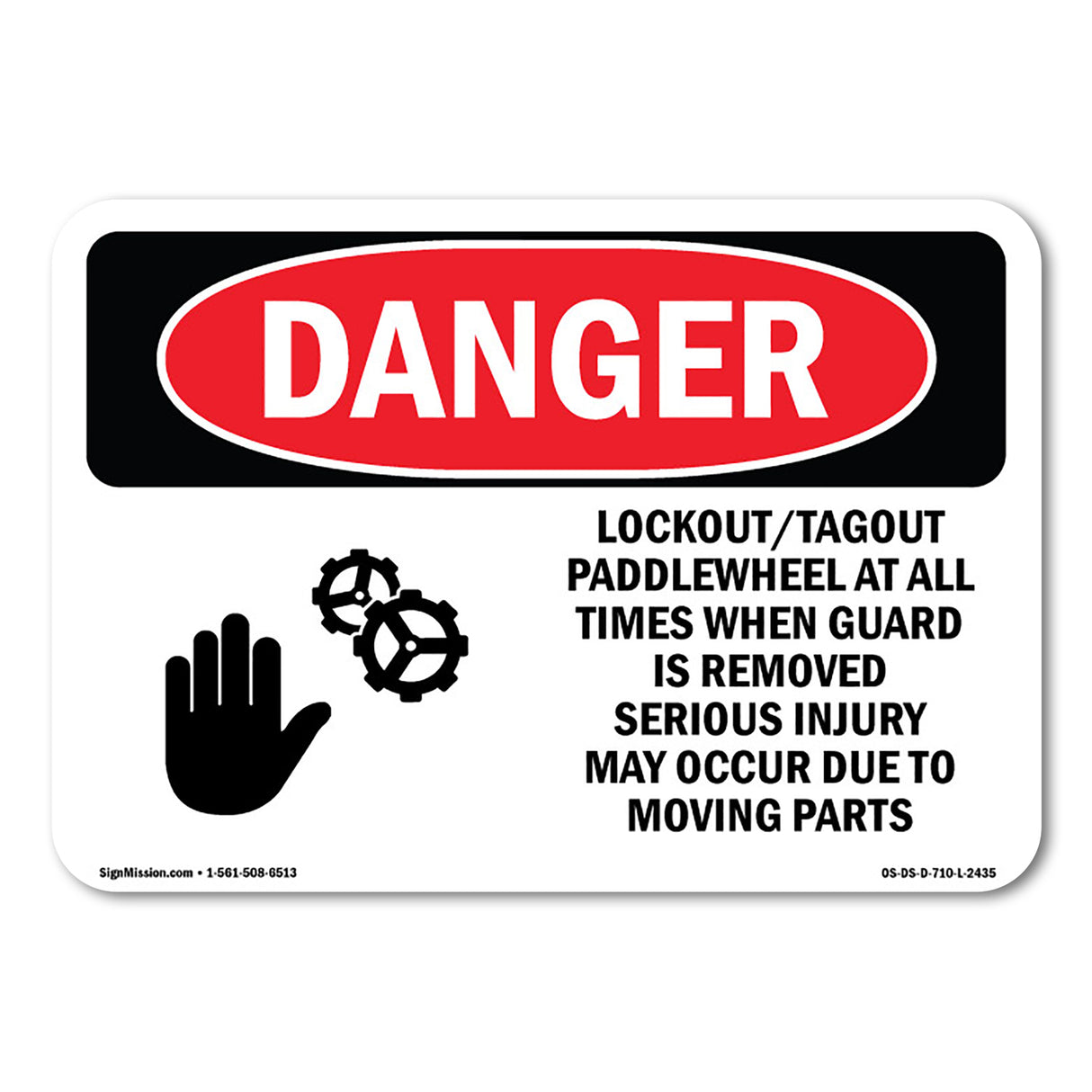 LockoutTagout Paddlewheel At