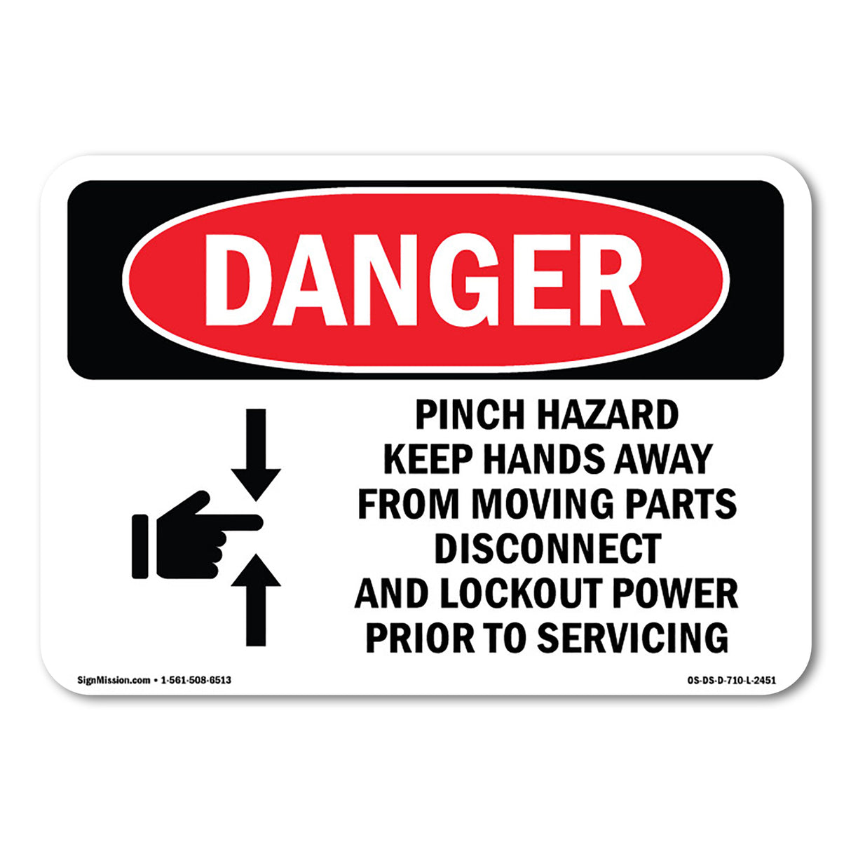 Pinch Hazard Keep Hands Away