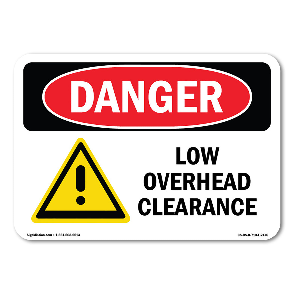 Low Overhead Clearance