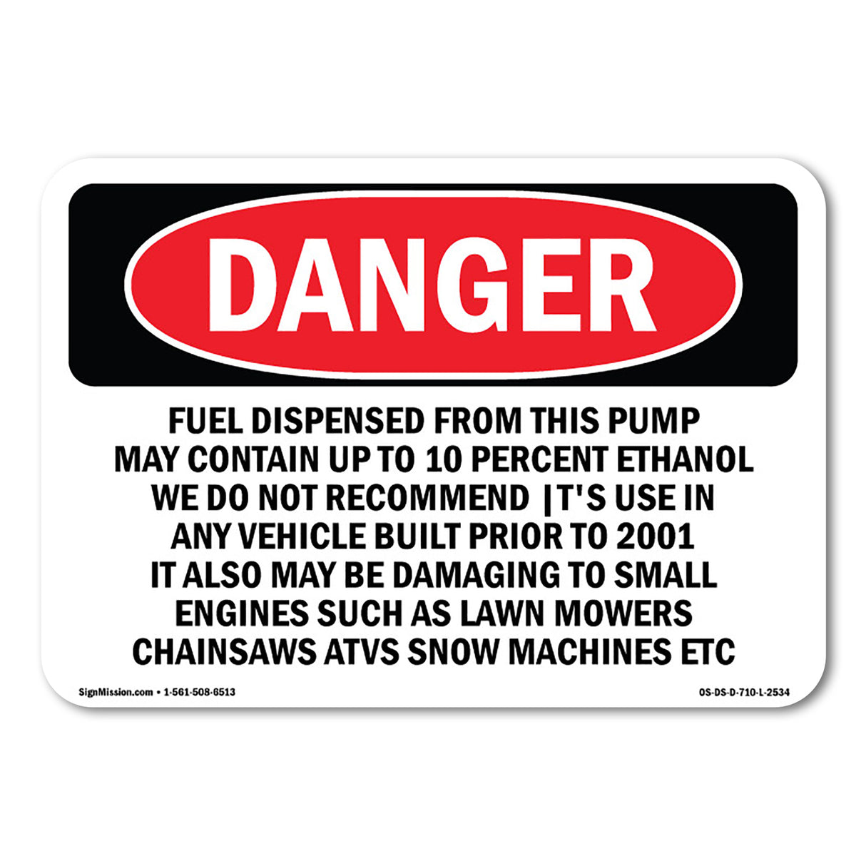 Fuel Dispensed From This Pump May Contain