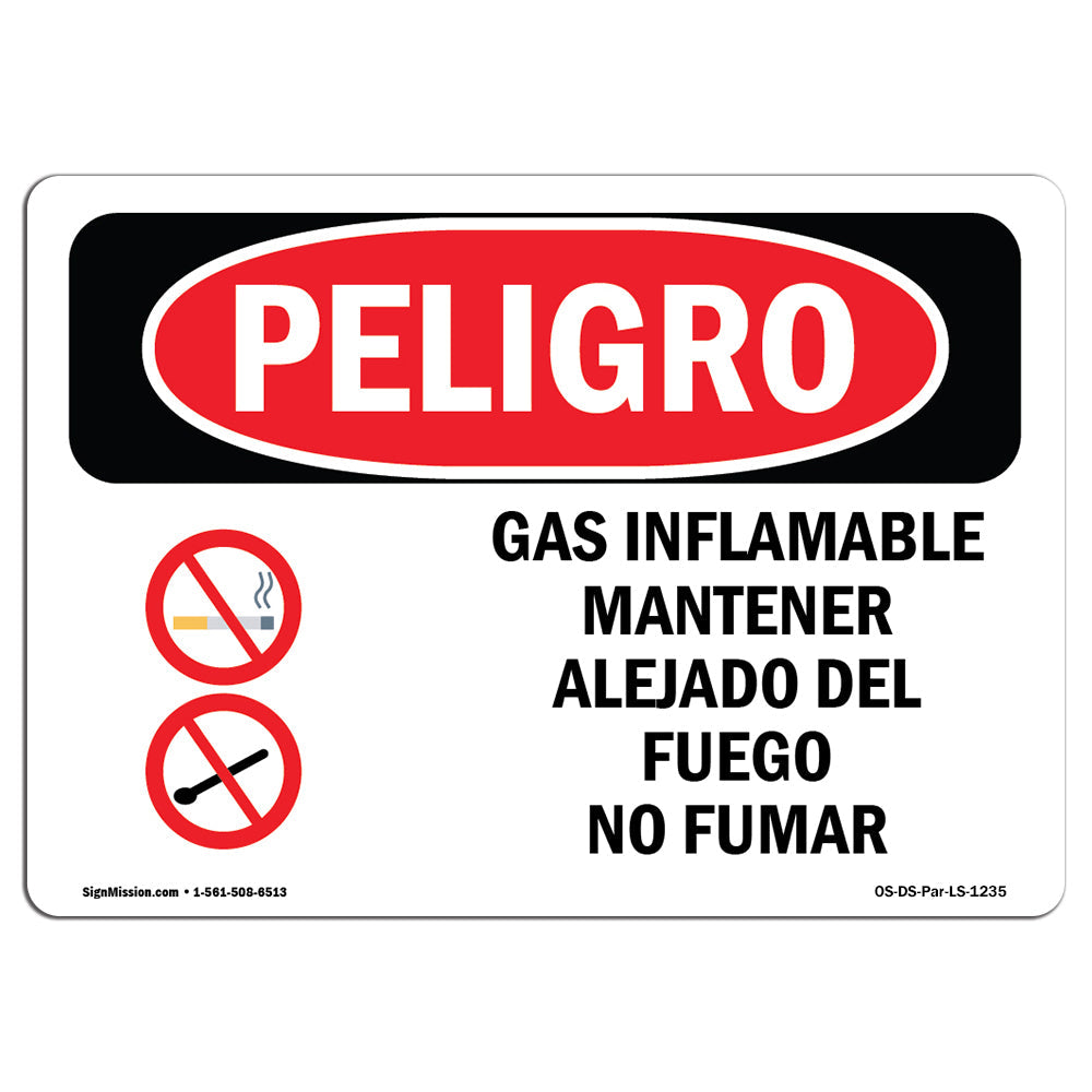 Flammable Gas Keep Fire Or Flame Away