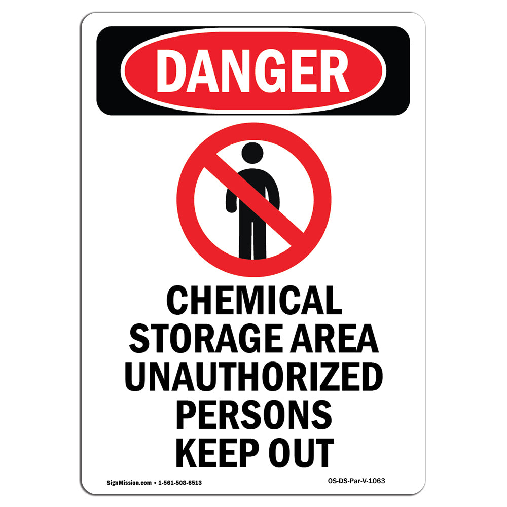 Chemical Storage Area Keep Out