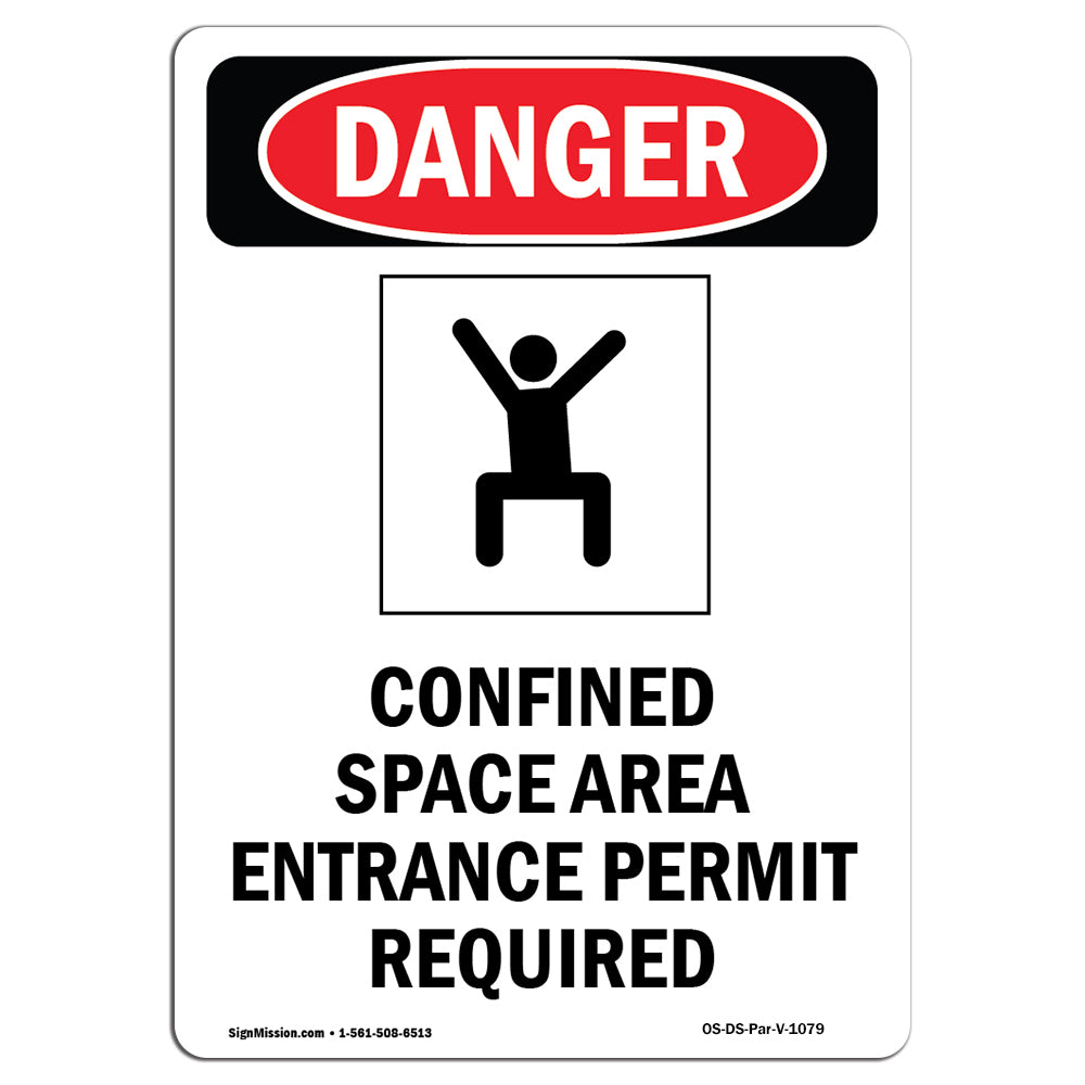 Confined Space Area Entrance Permit Required
