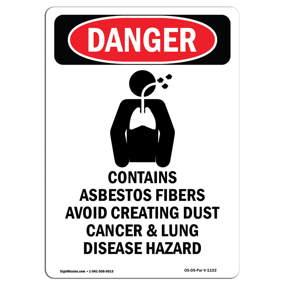 Contains Asbestos Fibers