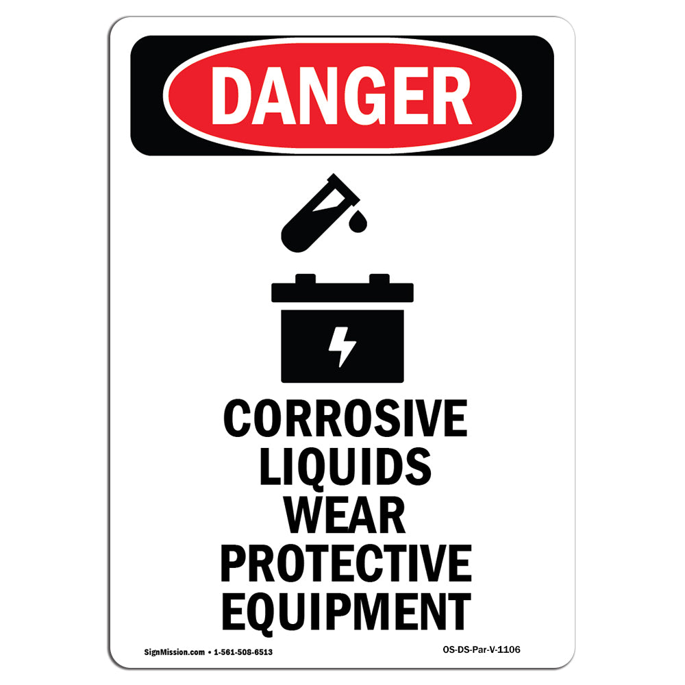 Corrosive Liquids Wear
