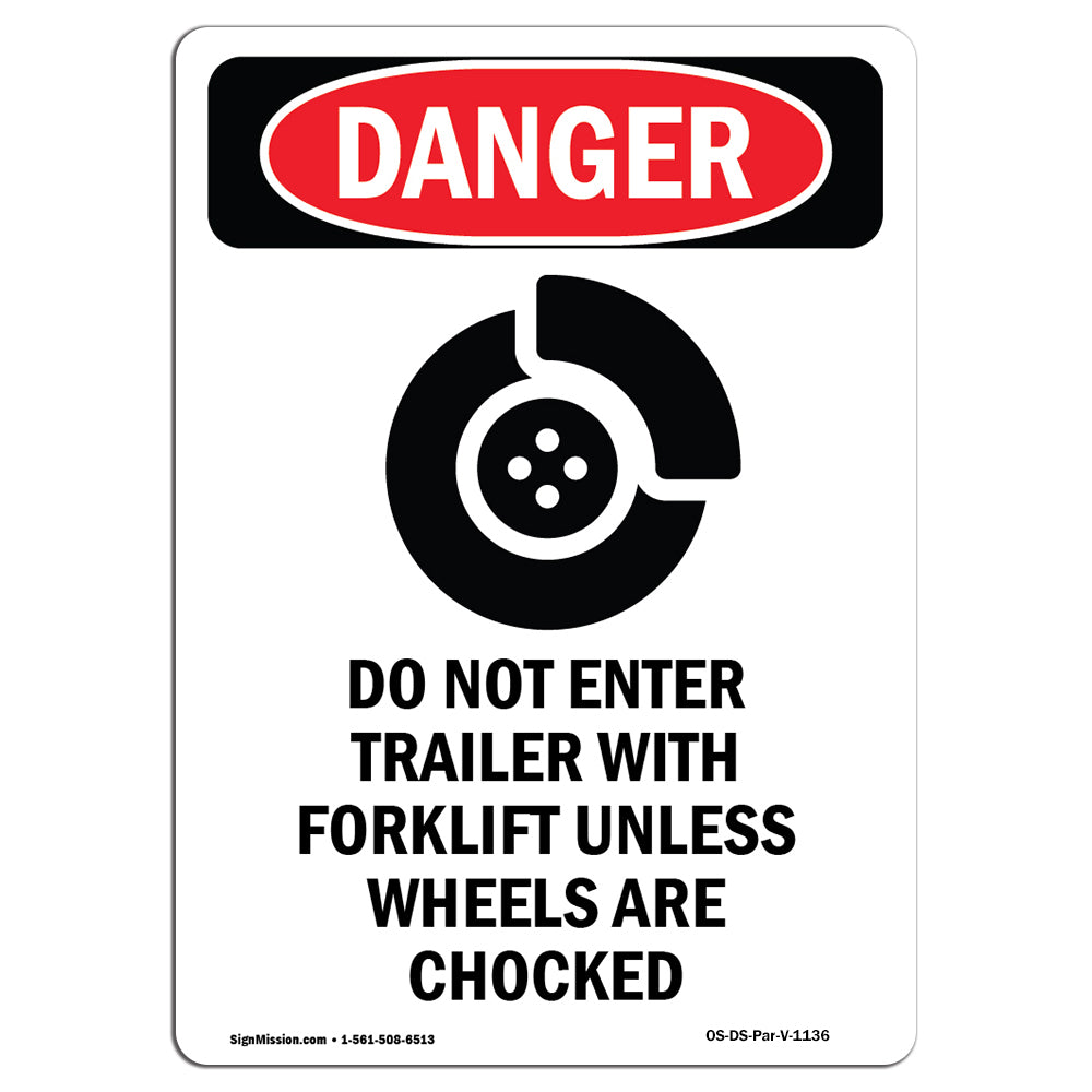 Do Not Enter Trailer With Forklift