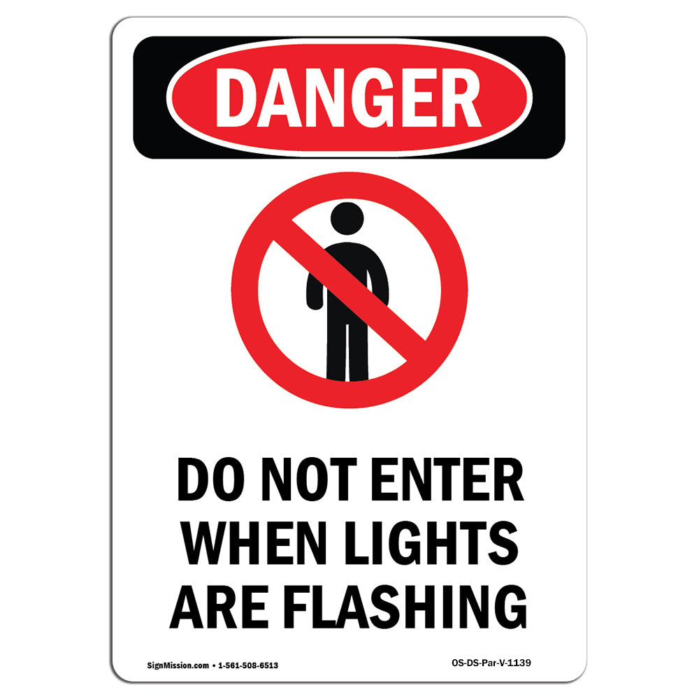 Do Not Enter When Lights Are Flashing