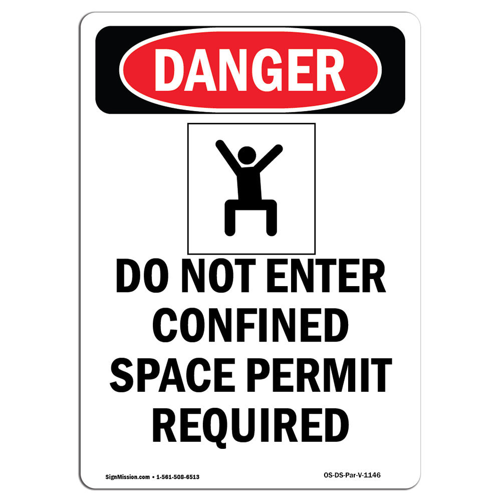 Do Not Enter Confined Space Permit Required