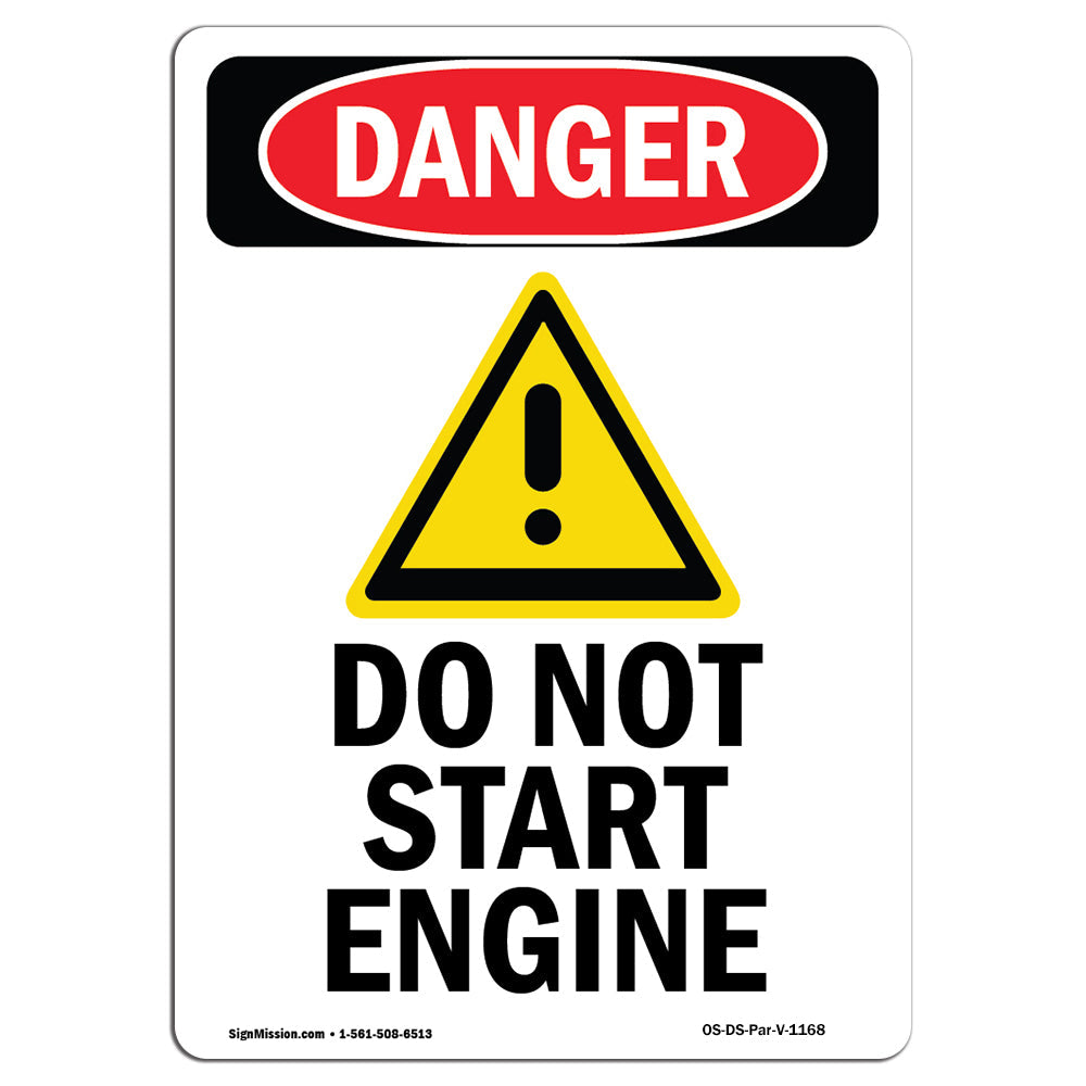 Do Not Start Engine