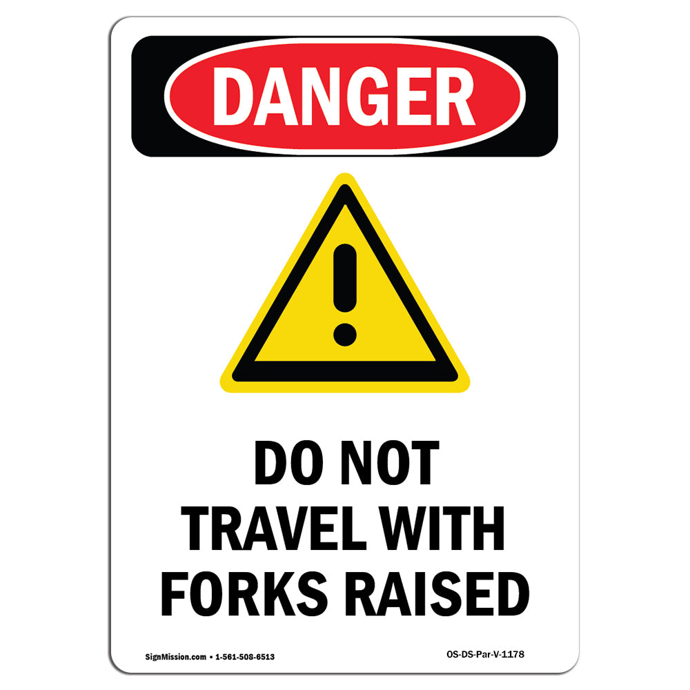 Do Not Travel With Forks Raised