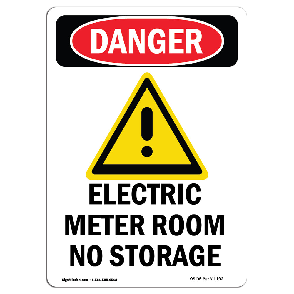 Electric Meter Room No Storage