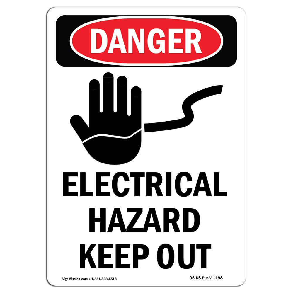 Electrical Hazard Keep Out