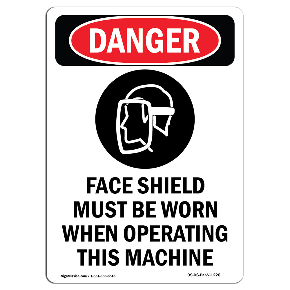 Face Shield Must Be Worn