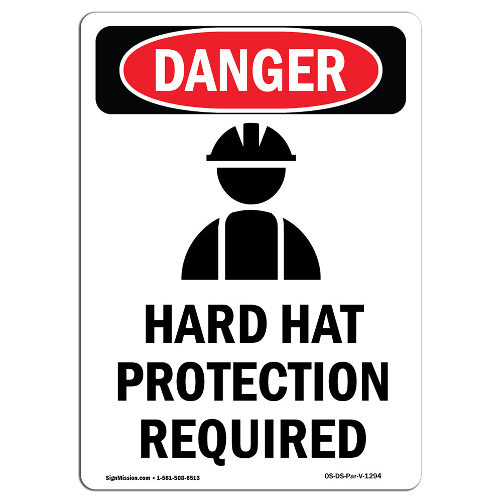 Hard Hat Protection Required