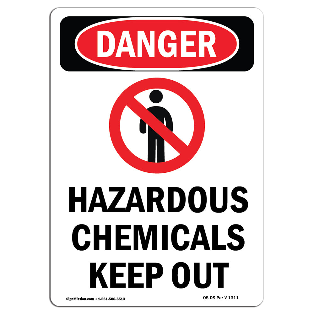 Hazardous Chemicals Keep Out