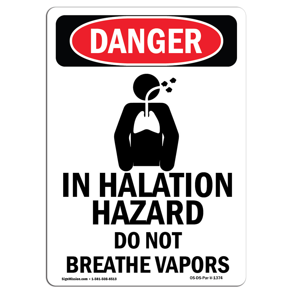 Inhalation Hazard Do Not Breathe Vapors
